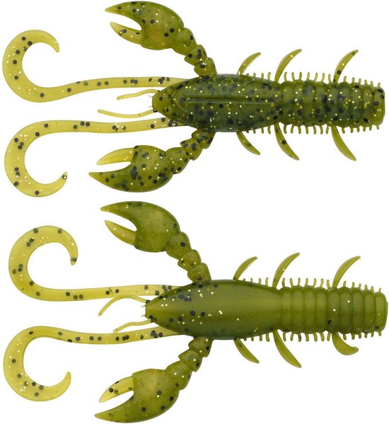 Berkley Hollow Craw Green Olive 10cm Green Olive van Berkley — afbeelding 2