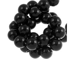 Zwarte Onyx Kralen (8 mm) 48 Stuks