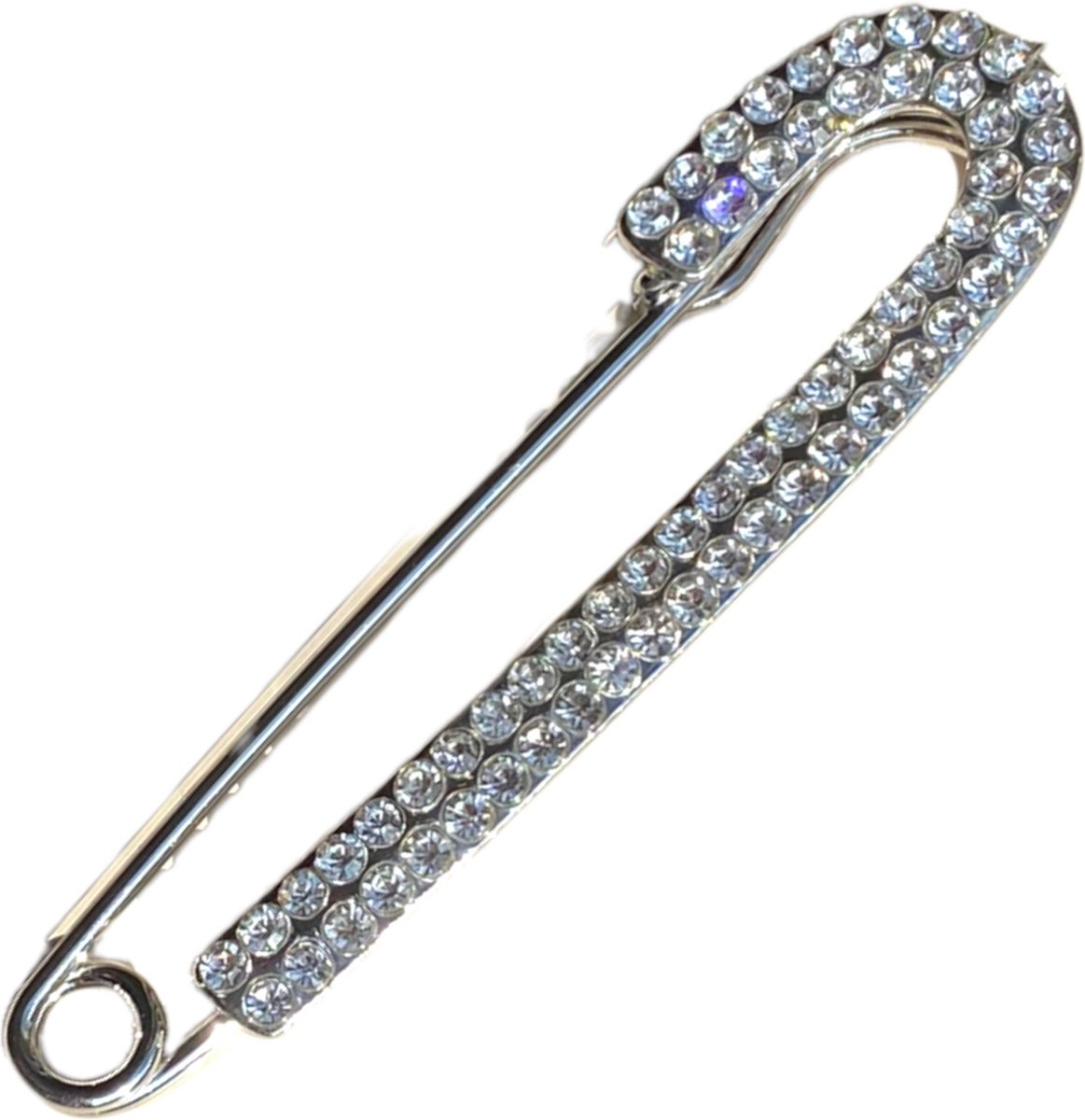 Broche, 4 verschillende kleuren parelbloembroche, handgemaakte veiligheidsspelden voor dames, meisjes, dames (Blau