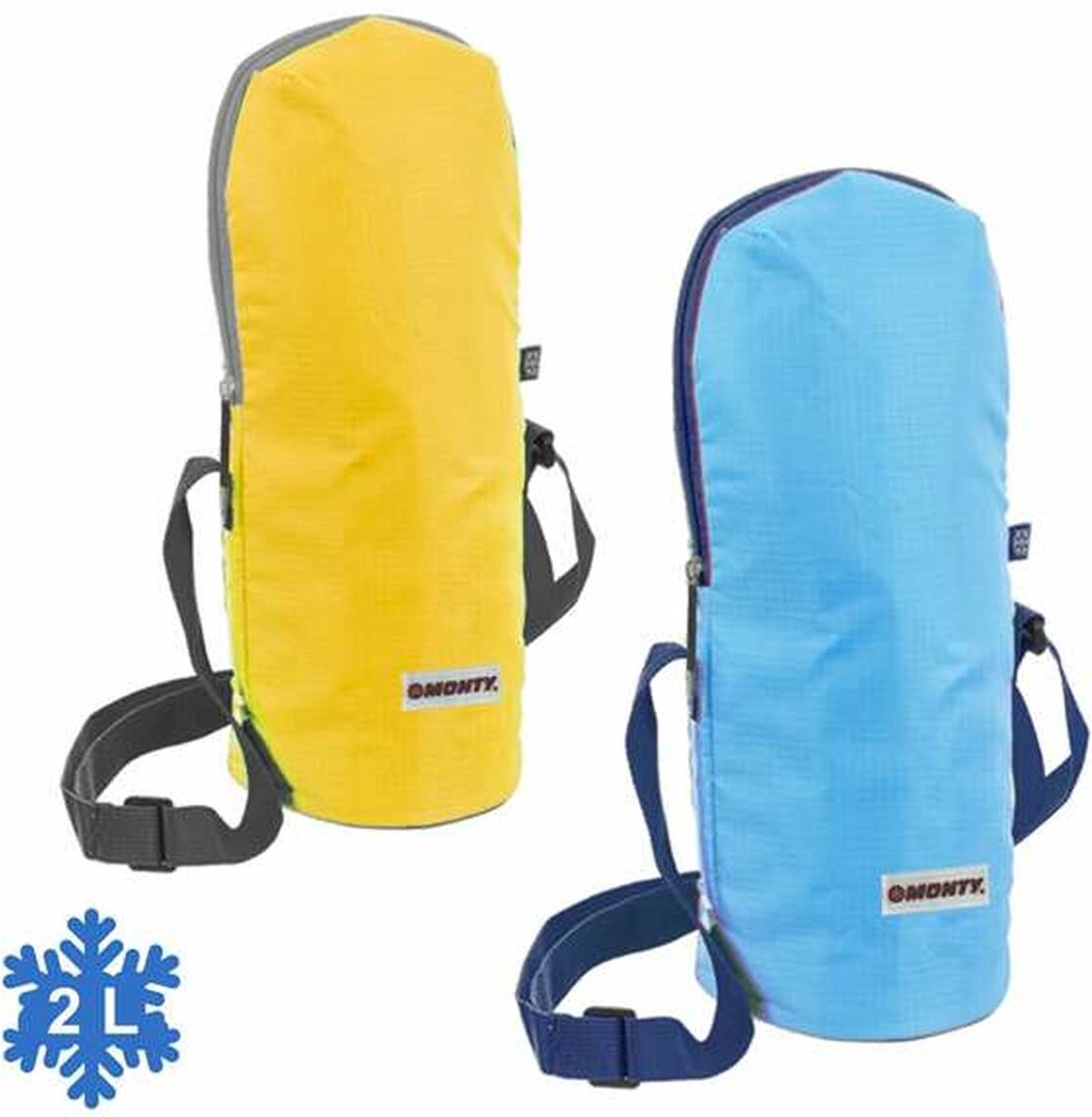 Sac Isotherme Portable Pour Bouteille D'Eau Ou Biberon - 1 Pièce, Nylon + Aluminium, Maintient Le Froid 2h