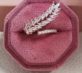 Haymer Sieraden Faylinnia Ring Voor Vrouwen Roze 18.50 mm / maat 58 HJ2022156YZK58