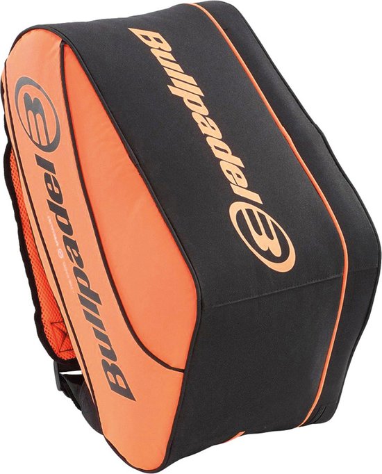 Bullpadel Tour Padelracket Tas – Zwart Met Witte En Oranje Details, Met Racketvakken En Ruime Opbergmogelijkheden