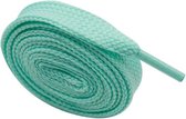 *** 2 Paar Platte Veters Mint Groen 100cm - 5 Gaatjes - van Heble® ***