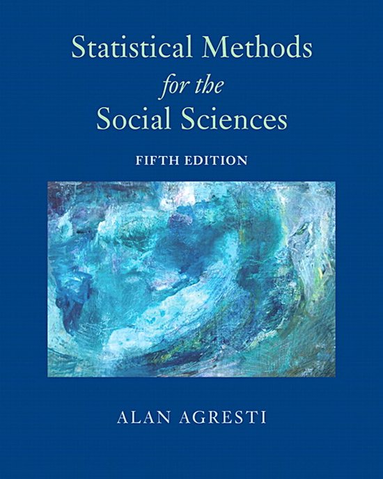 Statistical Methods for the Social Sciences - cover