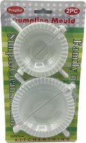 Dumpling Mould - Plastic - 2 stuks - 6 & 7,5 cm - Ravioli, Pastei, Empanada & Knoedel maker - Deegvorm