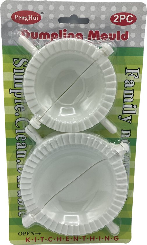 Foto: Dumpling mould plastic 2 stuks 6 7 5 cm ravioli pastei empanada knoedel maker deegvorm