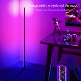 Lampe LED Smart WiFi debout - Contrôlable avec application - Télécommande - S'adapte au rythme de la Musique - Siècle des Lumières d'ambiance - Salle de jeux - Chambre - Salon