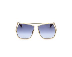 Max Mara - zonnebril - MM0006 - Goud/Blauw