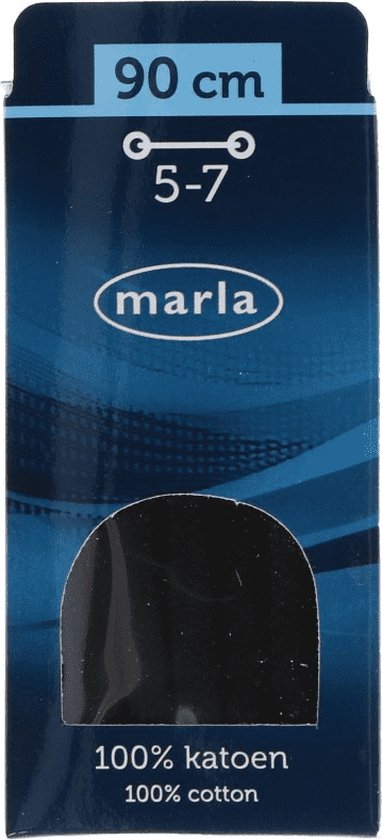 Marla ronde veters | Dik | Donkerblauw | 90cm