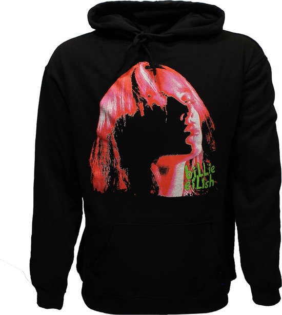Billie Eilish Neon Shadow Pink Pullover Trui - Officiële Merchandise
