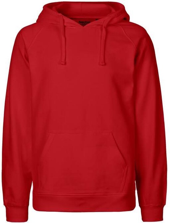 Neutral - Hoodie - Rood - 100% Biologisch Katoen - XXL