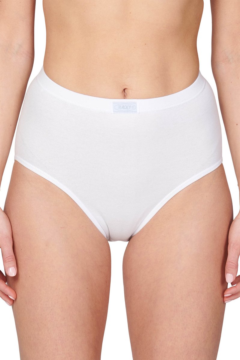 Ondergoed dames Taille slip - Betaalbare hoge dames onderbroek katoen - Wit / XL