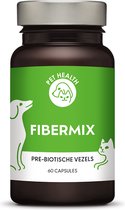 Pet Health - Fibermix® - 60 capsules - Vezels voor ondersteuning aan de spijsvertering - Voor Kat & Hond