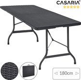 AMANKA Tuinzitgroep - 180 cm Tafel met 6 Stoelen - Tuinmeubelset