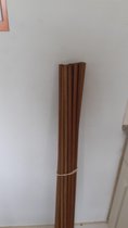 houten stokjes bos 10 stuks 1.25 lang 1.5 dik