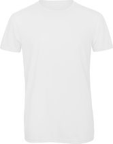 T-shirt met ronde hals 'Triblend men' B&C Collectie Wit - 3XL