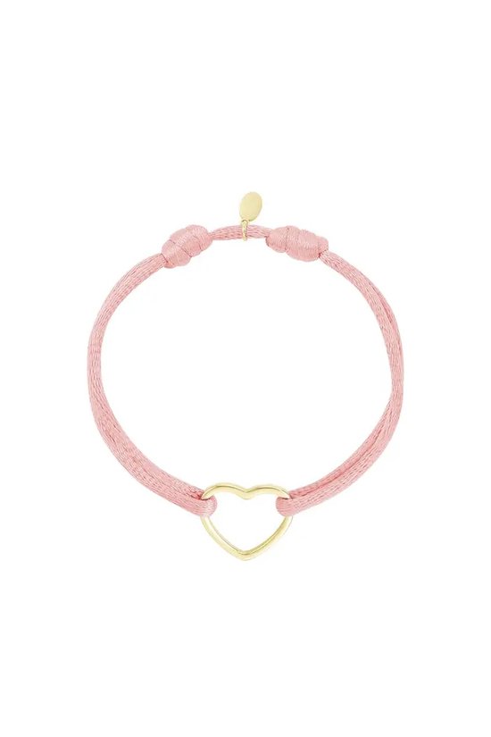 Heart - Armband - Roze - Milace