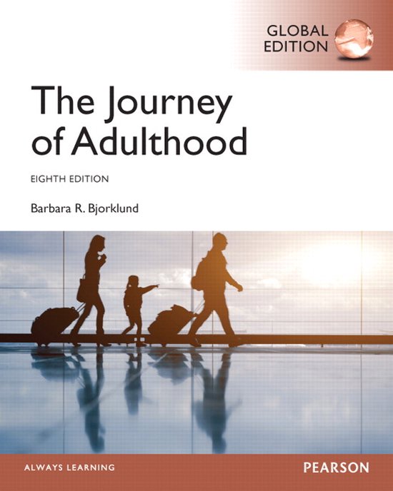 Journey of Adulthood, Global Edition - cover
