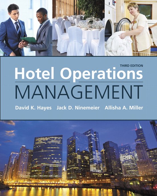 Hotel Operations Management - cover