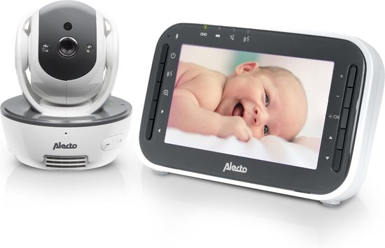 Alecto DVM200M - Babyfoon met Camera - Op afstand Beweegbaar - Wit