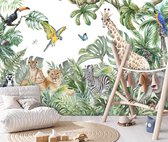 Papier peint photo - Animaux - Jungle - Papier peint non tissé - (368 x 254 cm)