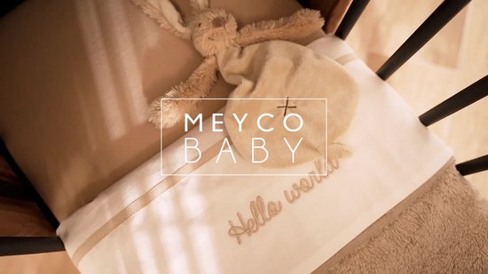 Meyco 2-pack Jersey drap-housse co-dormeur - 50x90 cm - Blanc cassé