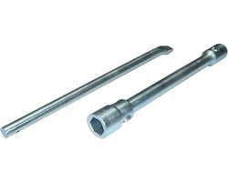 Wielmoersleutel met hefboom - 30 x 32mm - Gegalvaniseerd