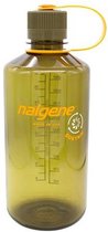 Nalgene Narrow Mouth Bottle - drinkfles - 16oz - BPA free - SUSTAIN - Olive