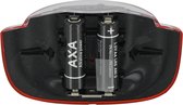 AXA Omega - Fiets Achterlicht - LED Fietsverlichting op Batterij – Auto on/off systeem - 50-80 mm - Rood
