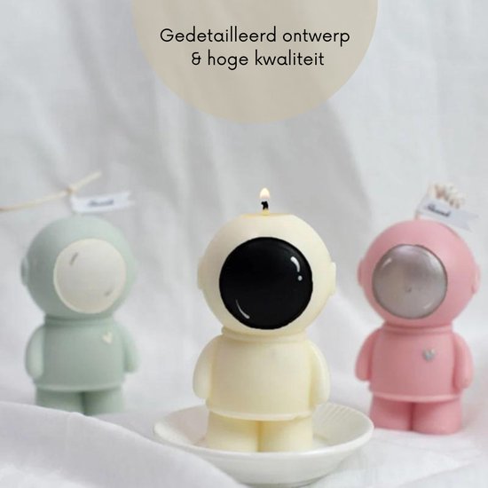 ZoeZo - Kaarsmal - Astronaut - Kaars mallen - Siliconen mal - Zelf kaarsen maken - Gips & epoxy gieten - Zeep maken