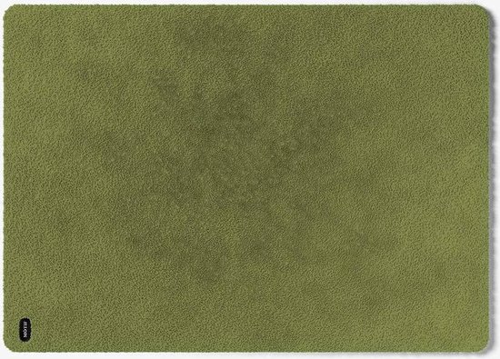 Mótif Terre Mastic - Groene wasbare deurmat met effen patroon 85 cm x 115 cm - Deurmat binnen met print