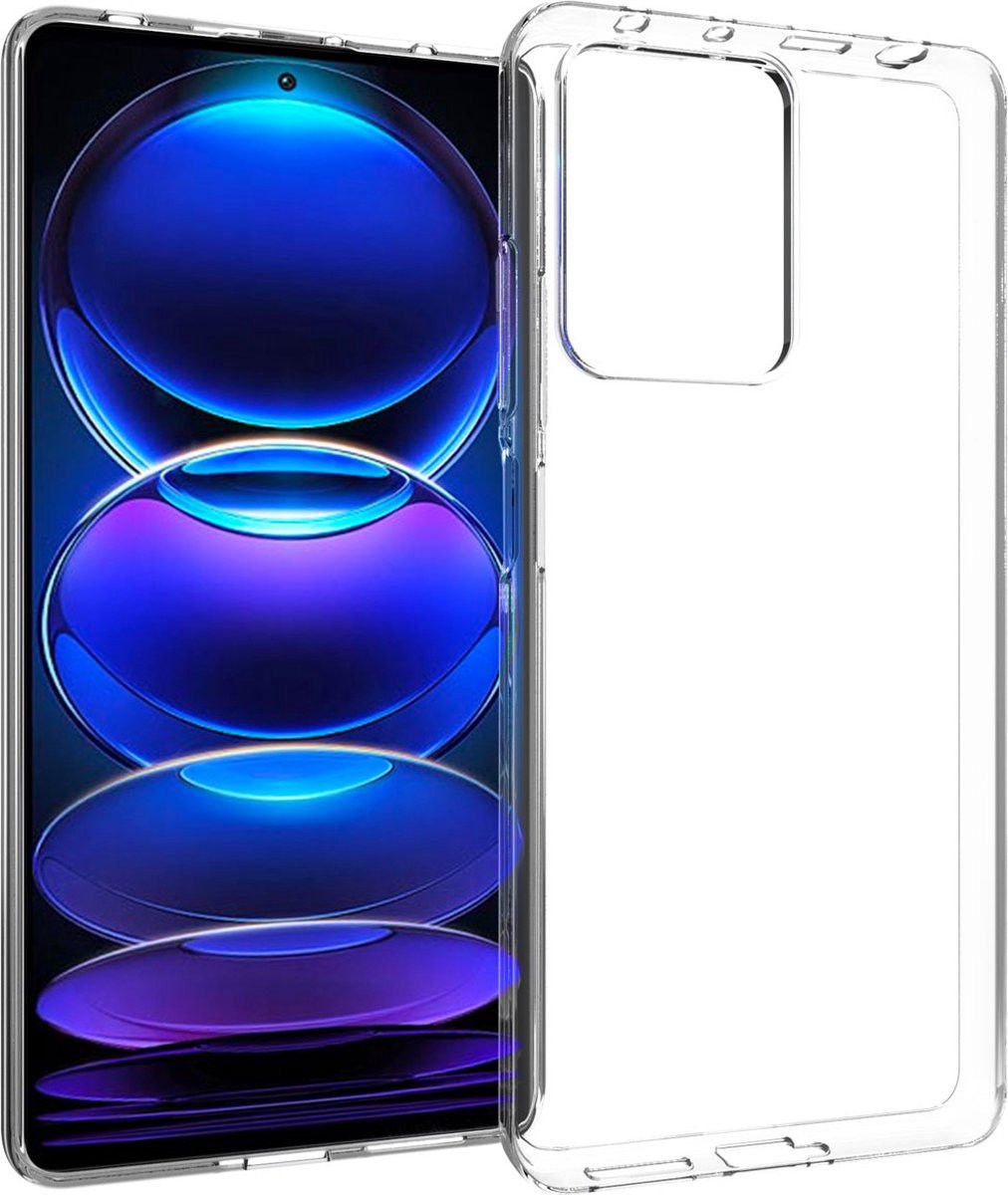Transparant Dun TPU Hoesje Geschikt voor Xiaomi Redmi Note 12 Pro Plus | Back Cover | Lichtgewicht | Ultra Dun Hoesje | Flexibel | Zacht TPU | Doorzichtig