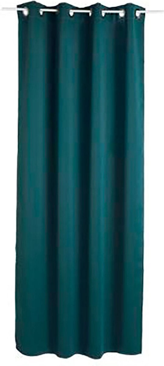 Gordijnen Atmosphera Ondoorzichtig Polyester Groen 2 Stuks (135 x 240 cm)
