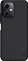 Nillkin Hoesje Geschikt voor Xiaomi Redmi Note 12 / Poco X5 5G - Nillkin Super Frosted Shield Case - Zwart