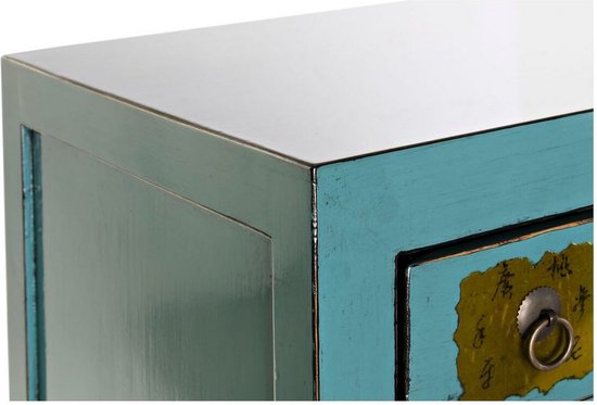 Ladenkast DKD Home Decor Metaal Elmhout (83 x 33.5 x 79 cm)