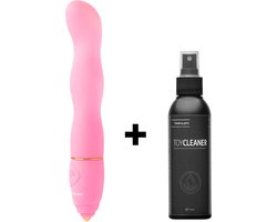 Time 4 Joy® Vibrators Voor Vrouwen - Stijlvolle Vibrator - Sex toys - Clitoris Stimulator - G-spot Vibrator - Inclusief spannend E-book - Inclusief Opbergzakje - Roze - Inclusief Toycleaner 150ML