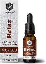 Happease® Relax 40% CBD Oil Tropical Sunrise (10ml)