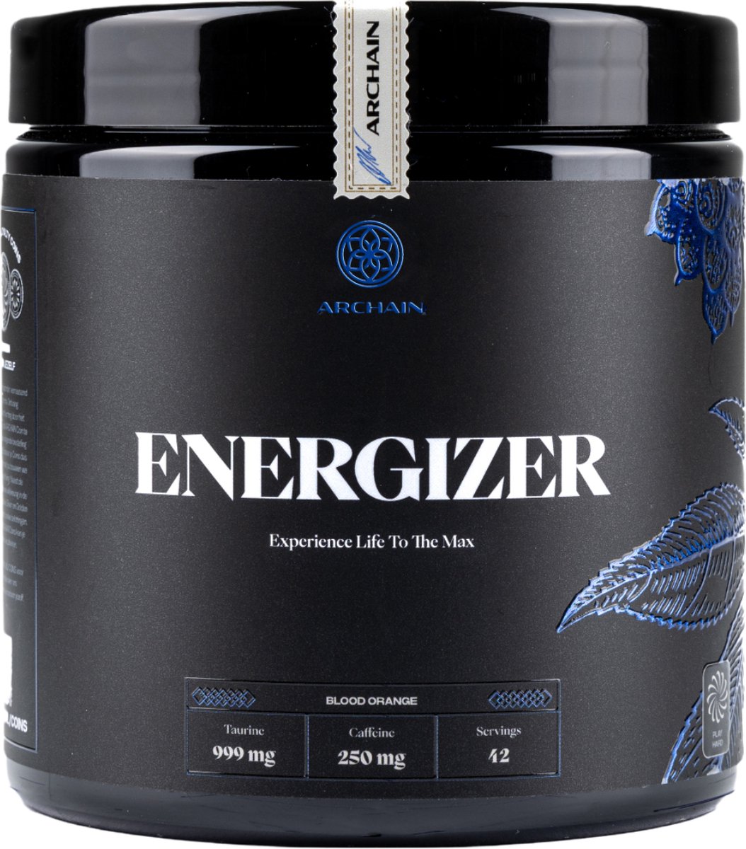 Archain Energizer - Energy Booster - Blood Orange - 300 Gram - 42 Doseringen