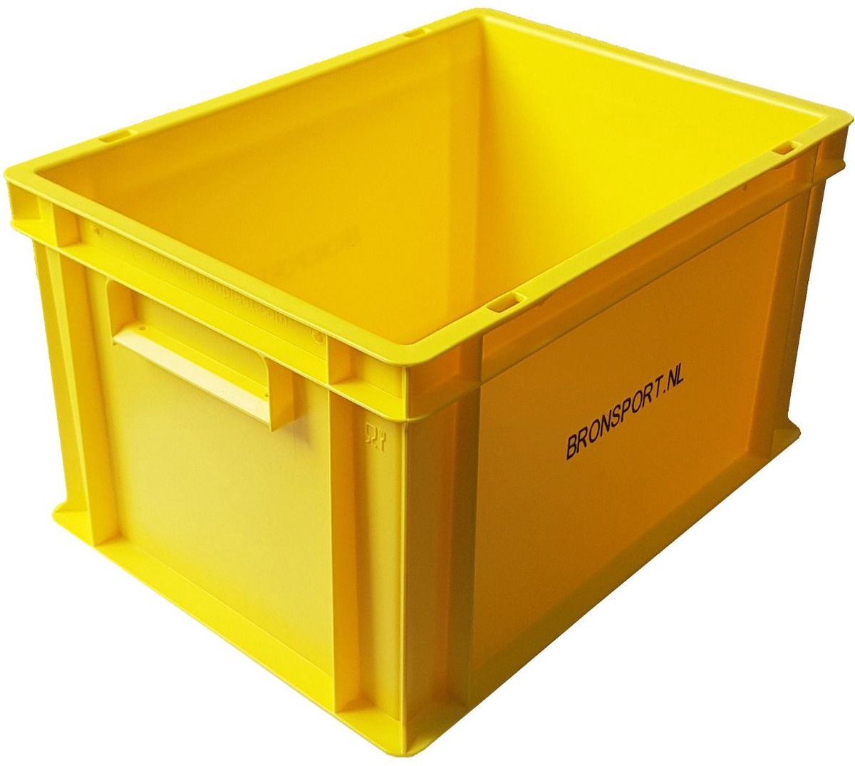 Opbergkist/Stapelbak Geel 40x30x23,6 cm