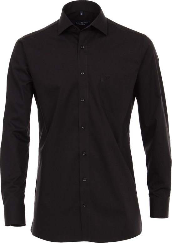 Casa Moda Chemise Uni Noir Kent Modern Fit - 43
