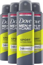 Dove Deo Spray - Sport Active+Fresh - 4 x 150 ml