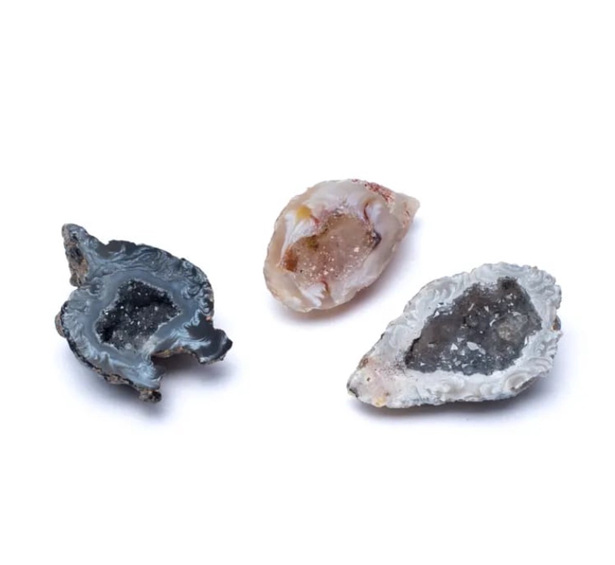Agaat Geode - Per Stuk - Edelstenen & Mineralen - Willekeurig stuk geleverd - 2 tot 5 cm