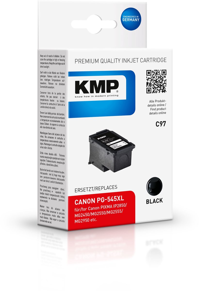 KMP C97 inktcartridge Zwart