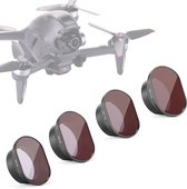 Neewer® - Filterset - Geschikt voor DJI Mavic - Pro Drone - Quadcopter - ND4 - ND8 - ND16 en ND32 - Met Meerdere lagen - Waterdicht - Aluminiumlegering - Optisch Glas - (MC-16) - 4 Stuks - Filters met neutrale dichtheid