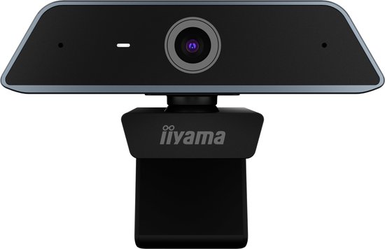iiyama 4K huddle/conferentie webcam USB-C met autofocus zwart
