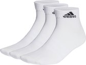adidas Sportswear Thin and Light Enkelsokken 3 Paar - Unisex - Wit- 40-42