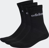 adidas Sportswear Linear Gevoerde Sokken 3 Paar - Unisex - Zwart - 43-45