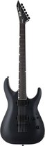 ESP LTD Deluxe MH-1000 Baritone Black Satin elektrische bariton gitaar