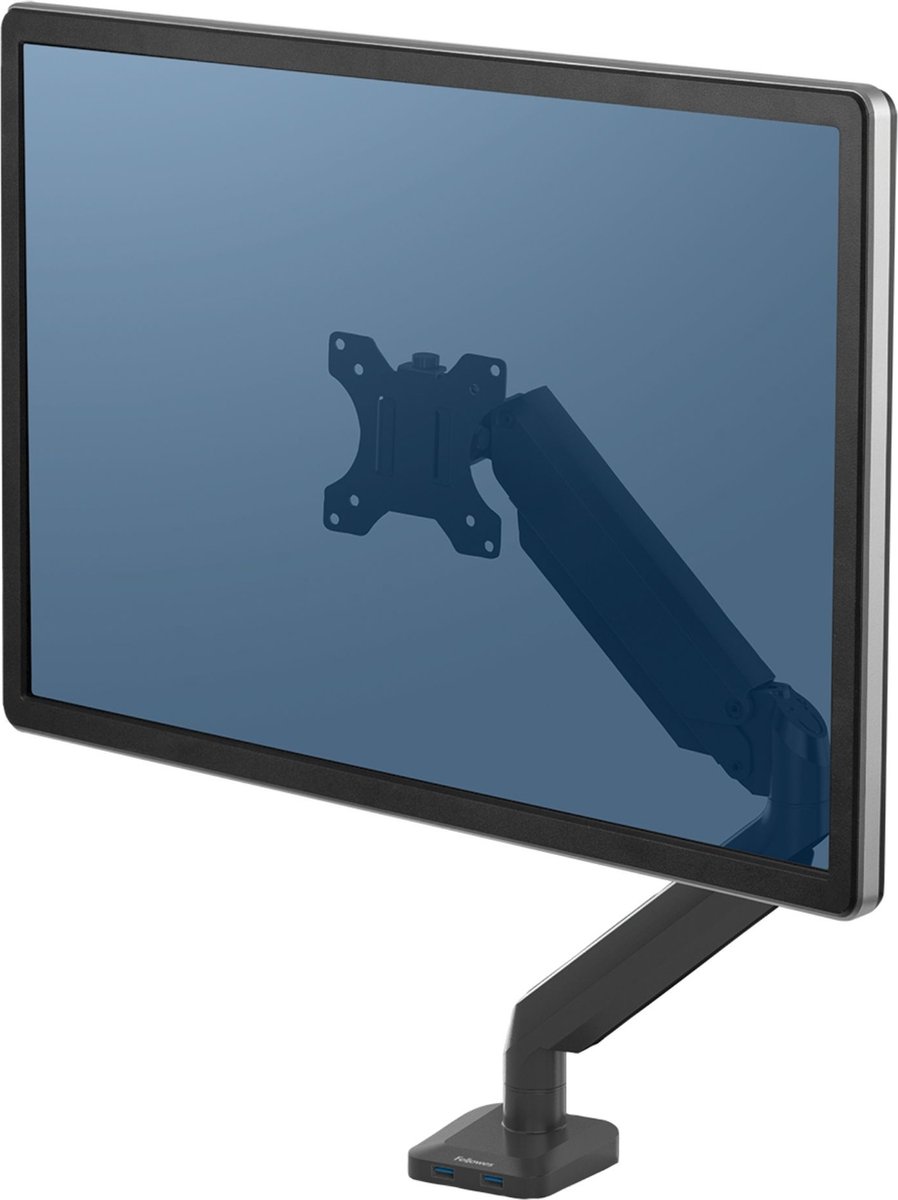Fellowes monitorarm enkel 1 scherm Platinum Series 32 inch zwart