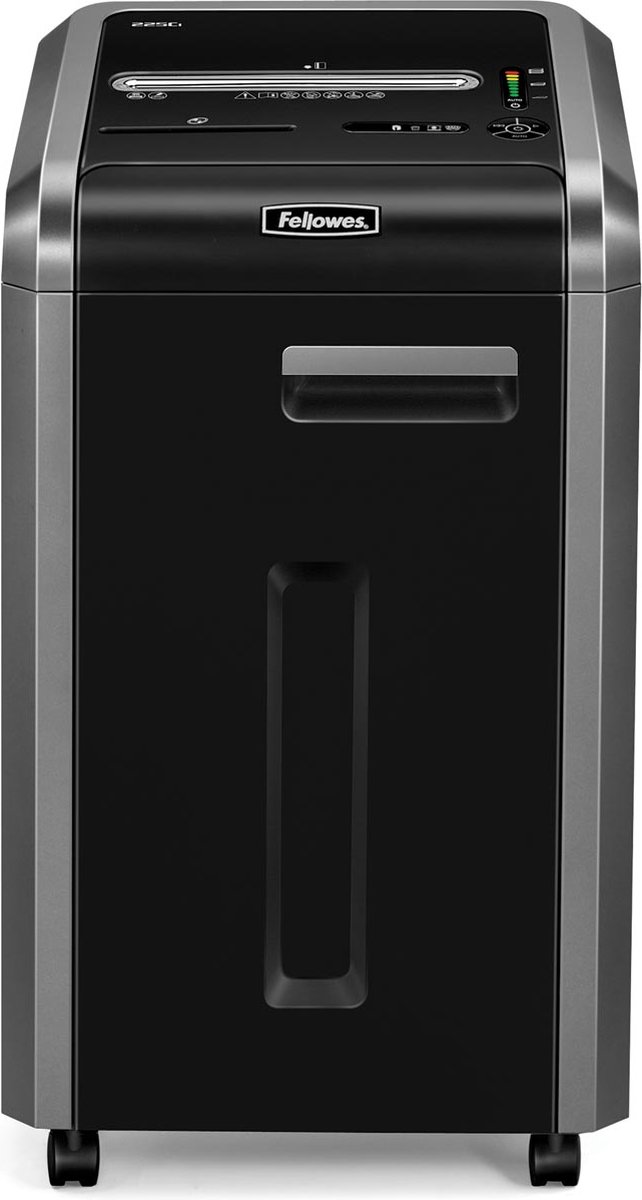Fellowes papierversnipperaar 225Ci - snippers - P4 -22 vel - zwart